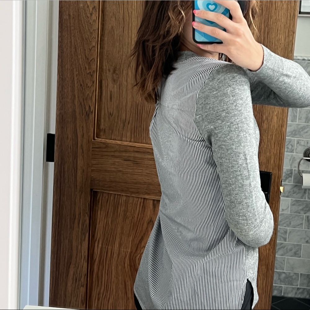 j.crew half and half top